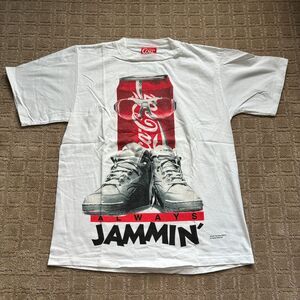 Vtg Coca Cola Always Jammin' Large T Shirt Short Sleeve USA Single Stitch Coke